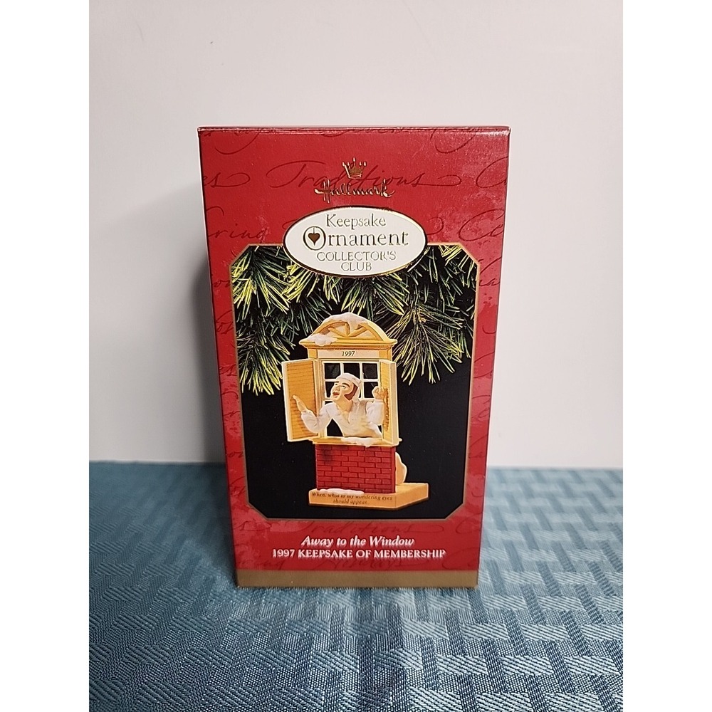 Hallmark Keepsake Ornament 1997 Away to the Window Collector's Club Night Before - Picture 2 of 11